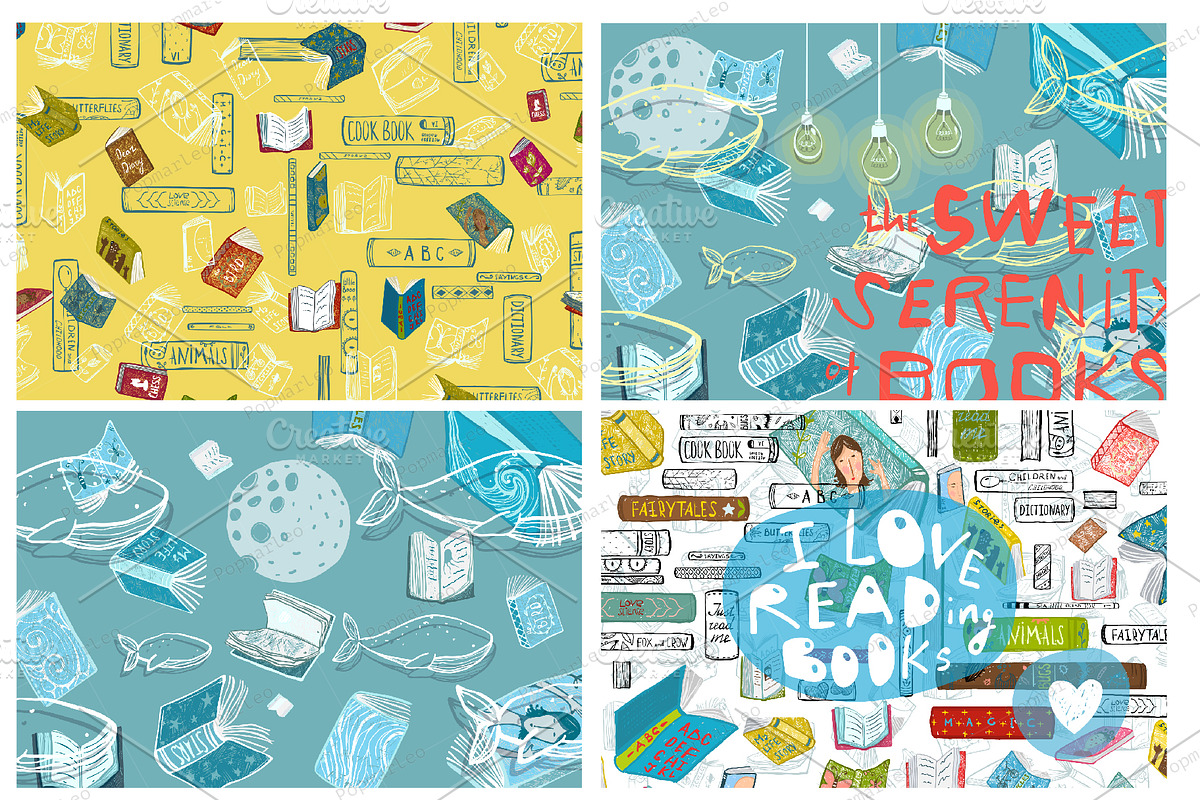 Give me a Book! HUGE Reading Bundle, an Education Illustration by Popmarleo Shop (Photo 12 of 20)