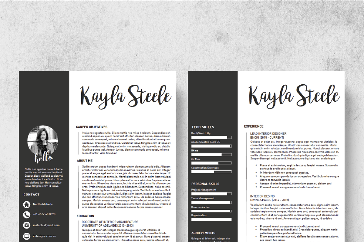Energy Resume Template +Cover Letter, a Resume Template by Made By Hamilton (Photo 3 of 5)