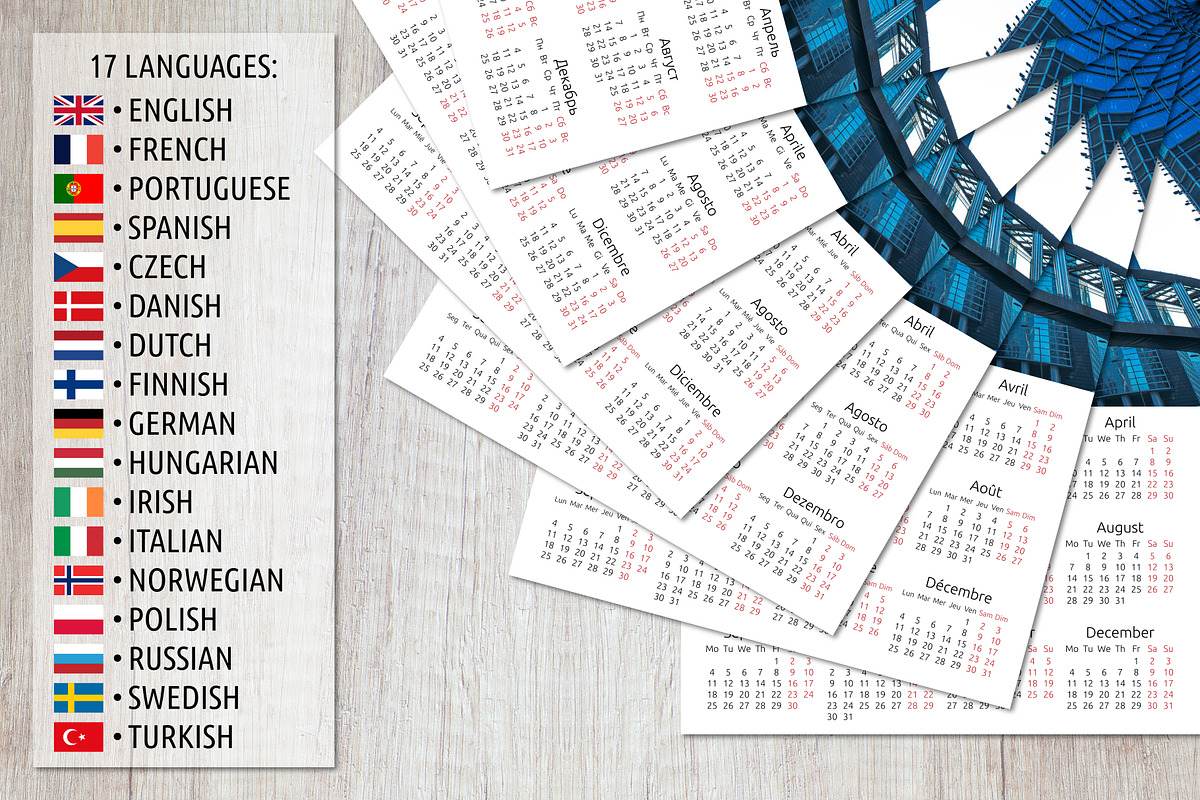 Alfa Calendar Creator 2023, a Stationery Template by inimalGraphic (Photo 5 of 7)