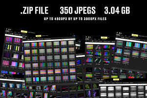 350 VHS Glitch Textures - SESSION 1