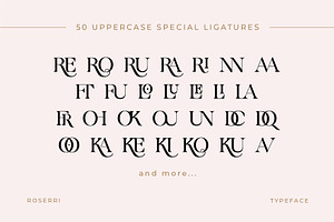 Roserri - Modern Ligature Serif