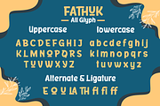 Fathuk | Display Playful Font, a Sans Serif Font by twinstd (Thumbnail 8 of 11)