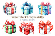 Big Bundle Watercolor Christmas., a Decorative Illustration by KENO Mascots (Thumbnail 6 of 10)