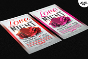 LOVE NIGHT Flyer Template, a Flyer Template by WG DESIGN (Thumbnail 2 of 3)