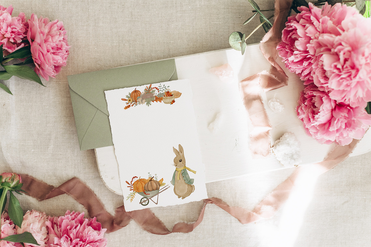 Rabbit Peter clipart and pattern