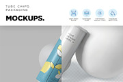 Chips Packaging Tube Mockups, a Packaging Mockup by megostudi0 (Thumbnail 4 of 7)