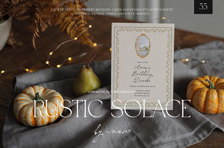 RUSTIC SOLACE ~ Autumn Mockups