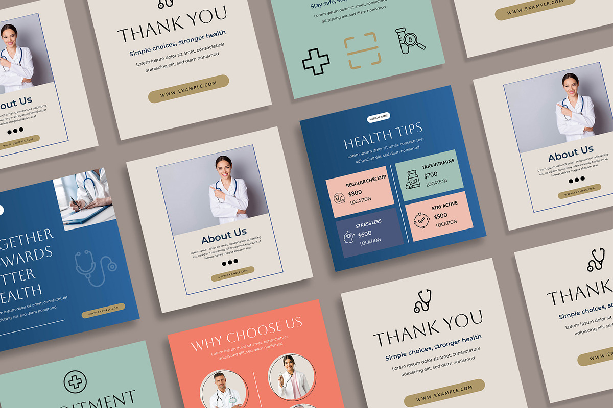 Medical Social Media Post Design
