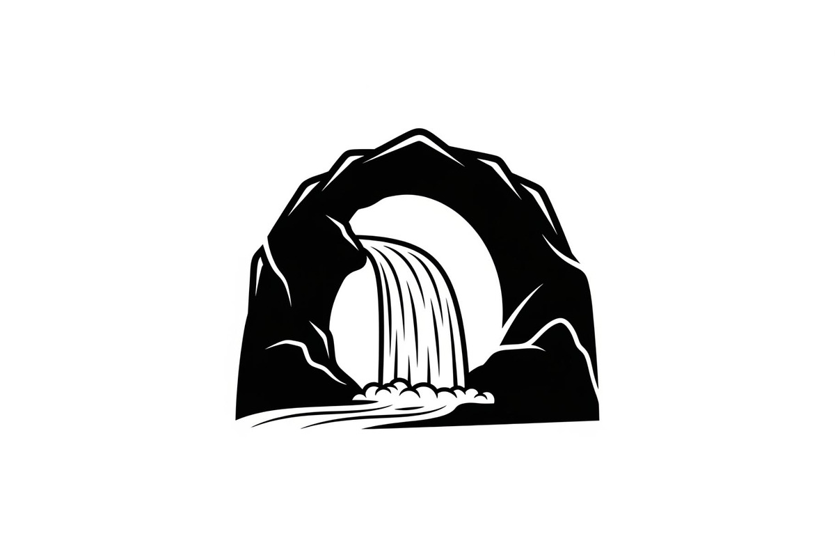 Waterfall Arch Landscape SVG Bundle, an Illustration by jahid234 (Photo 11 of 31)