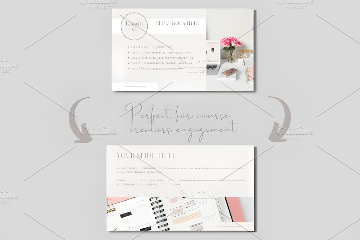 70 Page Webinar & Slide Deck Templat, a Presentation Template by Ink Gallery (Photo 3 of 7)