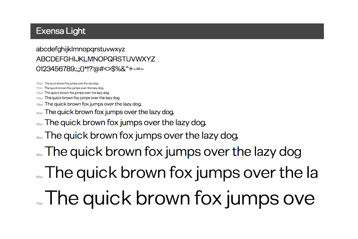Exensa Grotesk Typeface + Web Fonts preview 6
