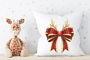 Christmas Coquette Bow Png, an Illustration by Craft Nest (Thumbnail 5 of 6)