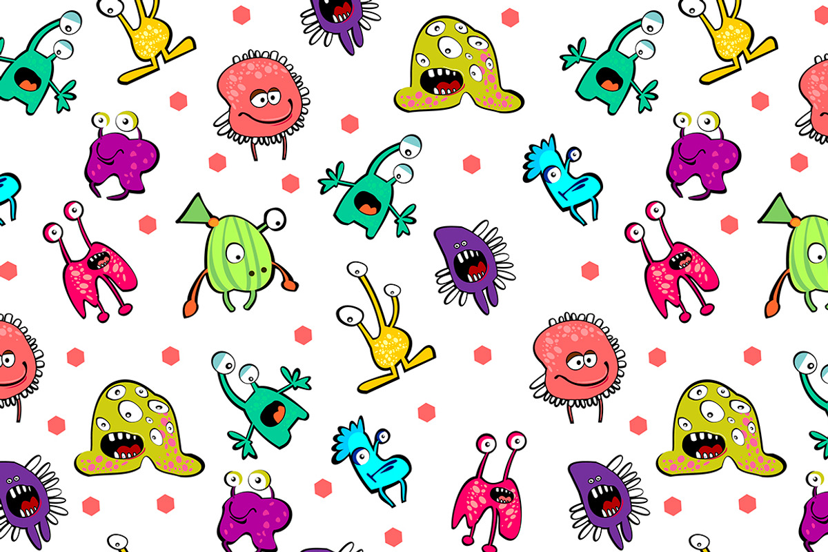 Color monsters big set, an Illustration by lidiya_zayac (Photo 4 of 5)