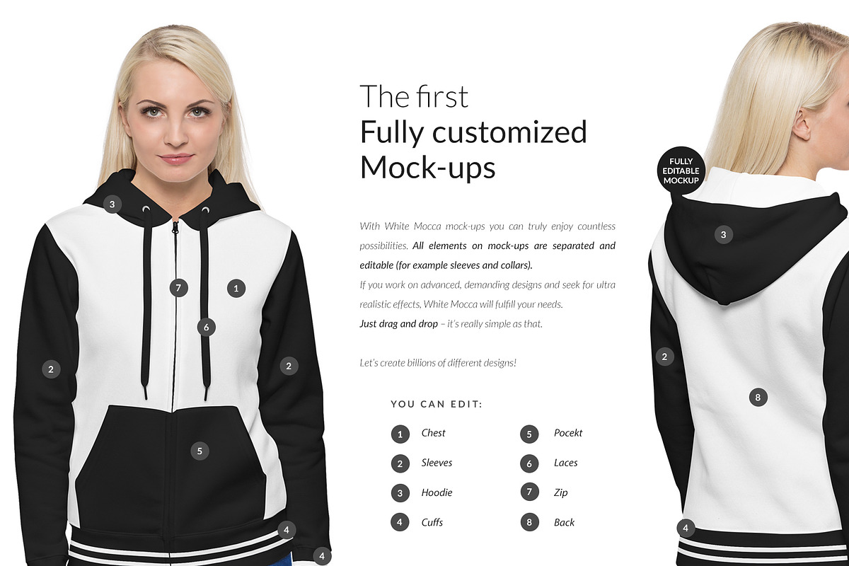 HOODIE & FLEECE BUNDLE 25xMock-ups, a Books & Magazine Mockup by Apparel_Mockups (Photo 6 of 28)