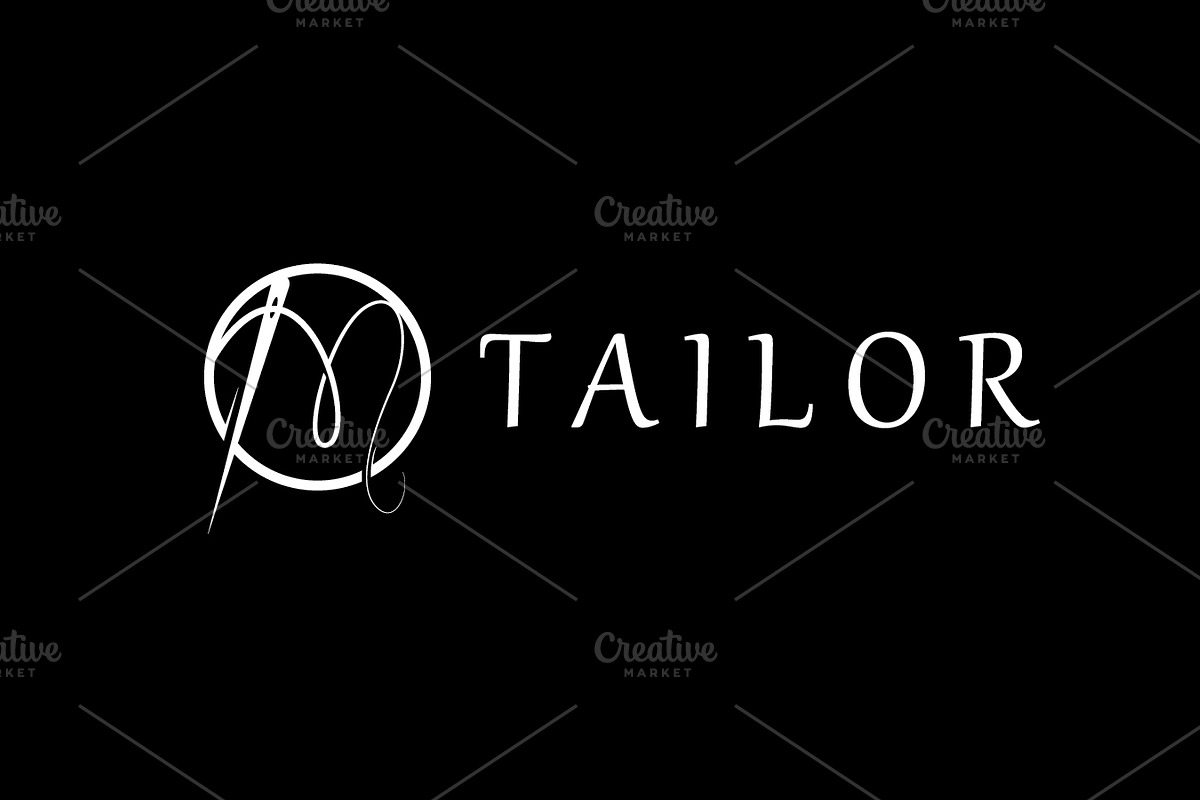 Stylish tailor logo built for modern, a Branding & Logo Template by Maylianaw28 (Photo 2 of 2)