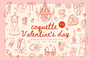 9 in 1 Whimsy Bundle - cute line art, an Object Graphic by Cute Atelier (Thumbnail 10 of 10)
