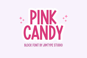Pink Candy - Playful Font