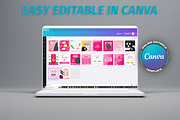 18 Hair Flyers | Wig Flyers Canva, a Flyer Template by Madhabi Studio (Thumbnail 3 of 3)