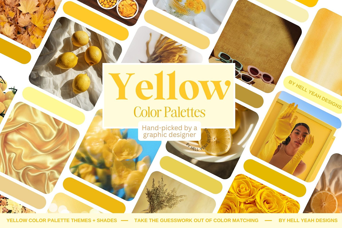 Yellow Color Palette Library preview 8