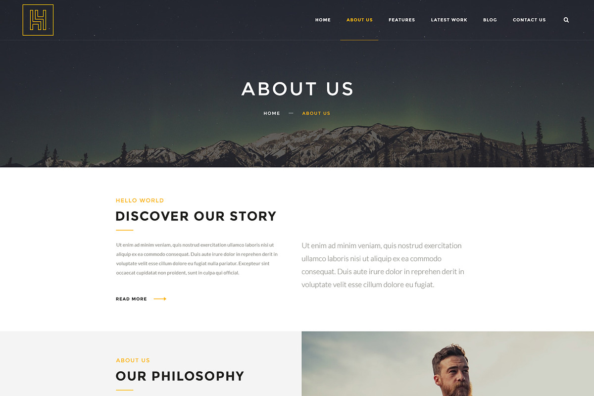H4 Multipurpose HTML & PSD Template, a HTML Template by PSDFY (Photo 13 of 13)
