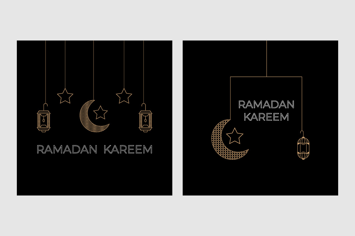 Ramadan Kareem greeting, a Decorative Illustration by Lakhan1998 (Photo 6 of 6)