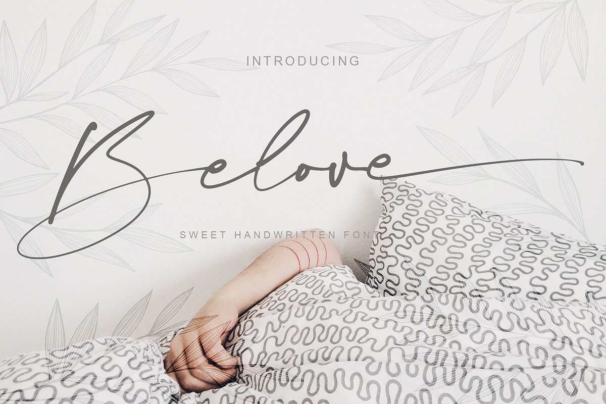 Belove, a Script Font by alphArtype