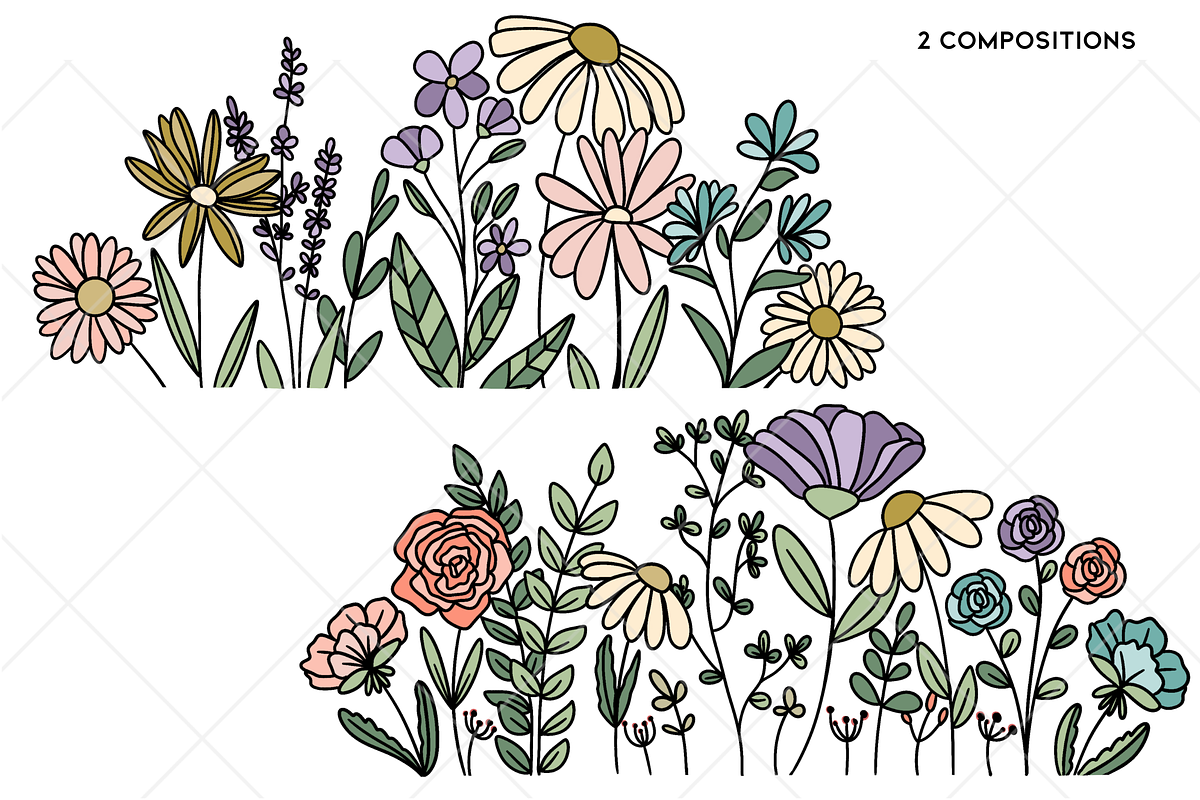 Wild Flower Meadow | Bouquet Maker, a Graphic by Murphy & Frank (Photo 7 of 10)