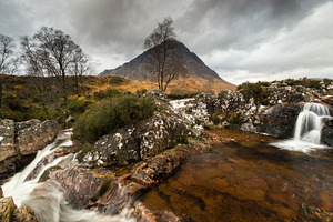 Waterfalls in river nr ballachulish stock photo containing ballachulish and