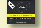 Black Friday Sale Flyer Template, a Flyer Template by MightyDesign (Thumbnail 5 of 8)