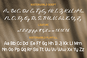 Rosterword - Handmade Typeface, a Script Font by MaikoHatta (Thumbnail 3 of 9)