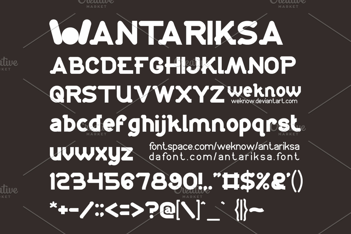 antariksa font