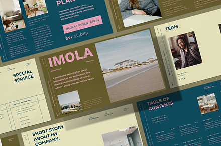 Imola Business Plan - Powerpoint, a Presentation Template by Surotype
