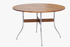 Nelson Swag Leg Round Table 3d Model