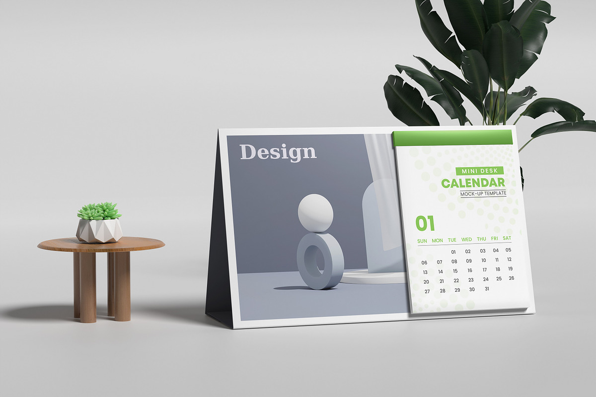Calendar Mockup, a Household Mockup by Creative_A23 (Photo 4 of 6)