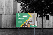 Yard Sign Mockup, an Advertising Mockup by Farabion Studio (Thumbnail 2 of 2)