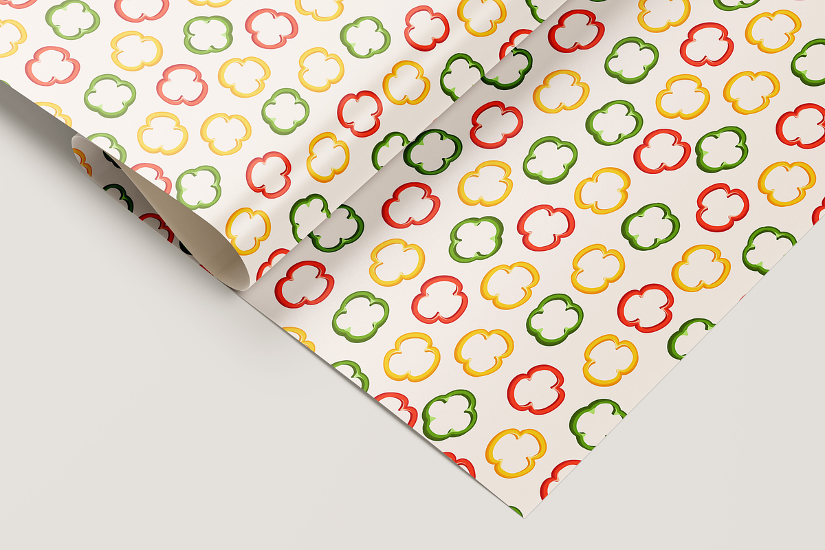 Bell Pepper Pattern Pack, a Pattern Graphic by EmmaGDesigner (Photo 2 of 5)