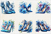 Blue High Heels with Beautiful Flow, an Illustration by SVGArt (Thumbnail 6 of 7)