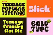 The Suprising Retro Font Bundle, a Sans Serif Font by TeenageFoundry (Thumbnail 7 of 15)