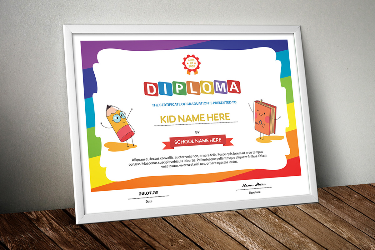 Certificate Design Template, a Stationery Template by Rimana_Templatehive (Photo 3 of 3)