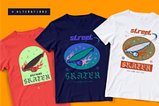 Skate Bundle 12+ prints, a Sport Illustration by hand draw (Thumbnail 2 of 6)