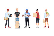 Deliveryman set, a Person Illustration by Good Studio (Thumbnail 2 of 4)