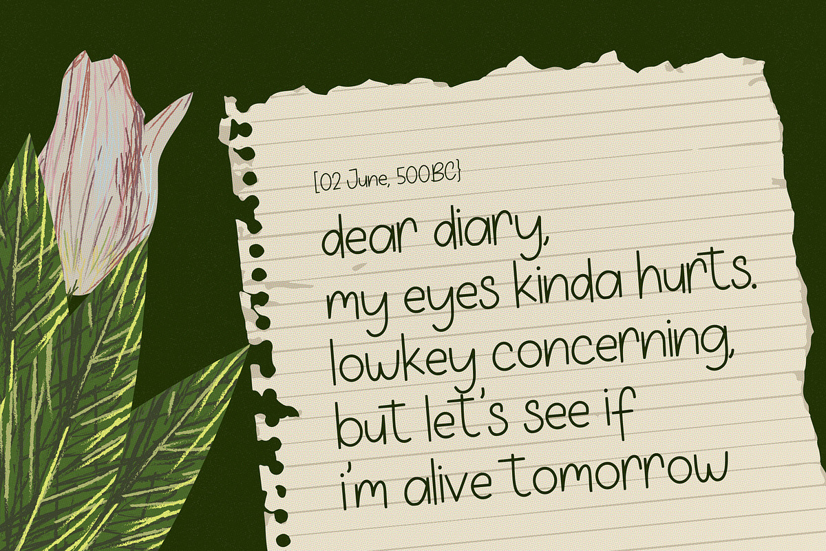 Vioncra, a Handwritten Font by graphicook (Photo 4 of 10)