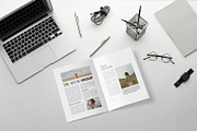 Clean Magazine Mockup, a Print Template by getproject (Thumbnail 3 of 4)