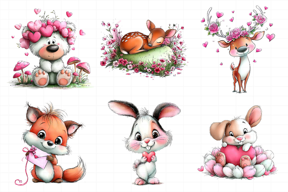 Woodland Romance Clipart, an Illustration by Daily.Designs (Photo 8 of 8)