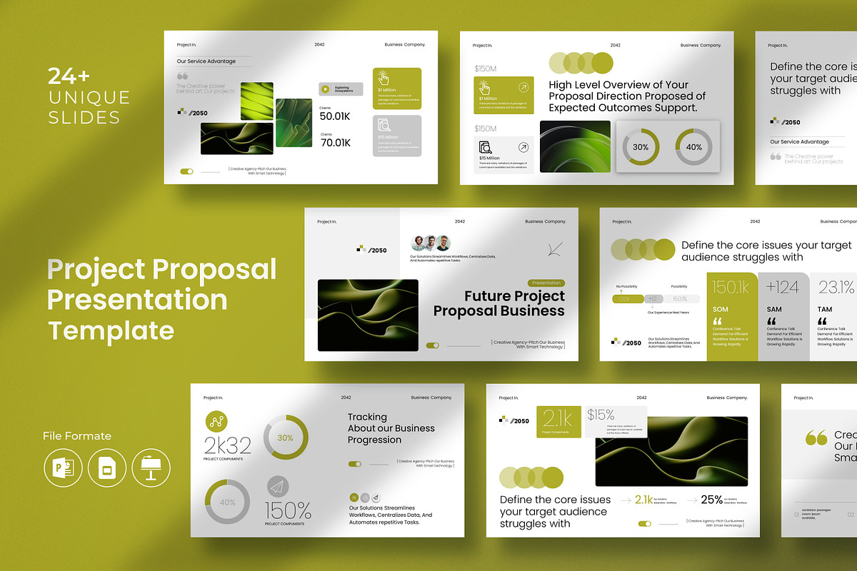 Future Project Proposal Business, a Presentation Template by Soraclod (Photo 1 of 9)