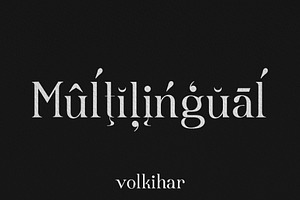 Volkihar Modern Serif Font