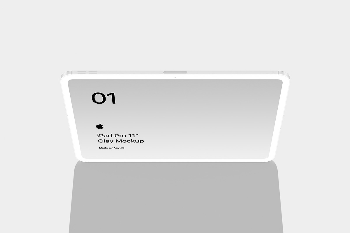 iPad Pro 11 - 21 Clay Mockups, an iPad Mockup by Asylab (Photo 31 of 56)
