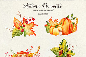 Fall In Love - Watercolor Clipart