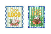 Coastal Summer Stamp Clipart Bundle, an Illustration by Dream Creation (Thumbnail 5 of 8)