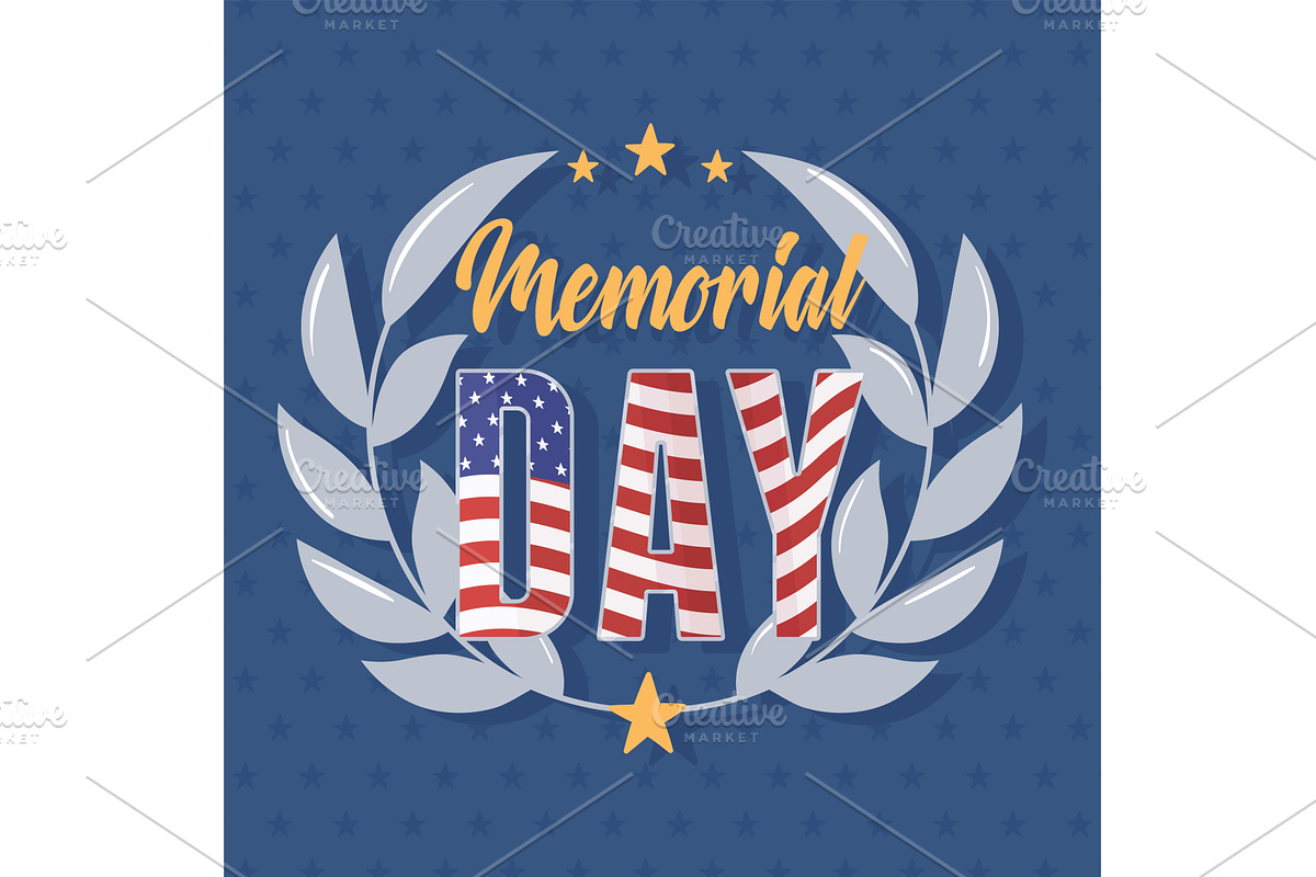 memorial day festive, an Object Illustration by studiogstock